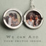 Silver Personalised Locket Necklace, thumbnail 3 of 10