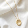 Gold Disc Coin Necklace, thumbnail 1 of 5