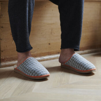 Lambswool And Sheepskin Men's Slippers, 4 of 12