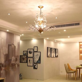 Seven Light Dimmable Crystal Empire Chandelier, 3 of 12
