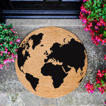 Circular World Print Doormat, 4 of 4