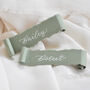 Sage Green Handwritten Wedding Place Name Card, thumbnail 3 of 4
