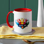 Never Give Up Mindset Colourful Coffee And Tea Mug, thumbnail 3 of 7