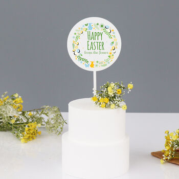 Easter Wreath Cake Topper, 3 of 5