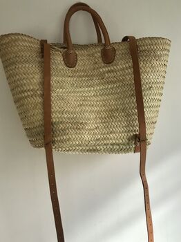 Backpack Basket | Rucksack |Basket Bag Long Handles, 9 of 12