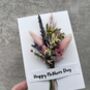 Dried Flower Mothers Day Card, thumbnail 1 of 3