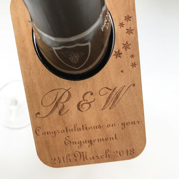 Personalised Engagement Wine Bottle Label, 6 of 7