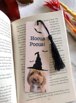 Autumn Themed Personalised Pet Bookmark, 6 of 10