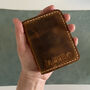 Genuine Leather Card Holder, Anniversary Gift, thumbnail 5 of 9