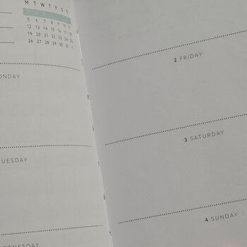 2026 Candy Stripe A6 Diary, 2 of 2