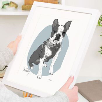 Personalised Hand Drawn Dog Sketch, 7 of 10