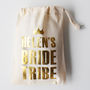 Personalised Hen Party Bag, Bride Tribe, thumbnail 5 of 5