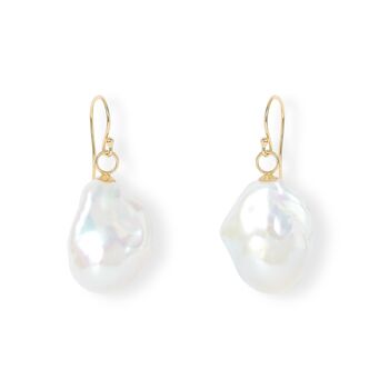Decus Large Baroque Freshwater Pearl Drops, 3 of 4