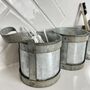Industrial Storage Pot Trio For Kitchen Or Bathroom, thumbnail 4 of 4