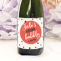 Personalised Birthday Bubbly Labels, thumbnail 4 of 5