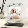 Personalised Friendship Photo Acrylic Plaque Gift, thumbnail 1 of 3