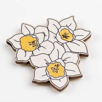 Wooden Birth Flower Brooches, 6 of 12