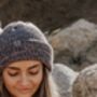 Merino Knit Double Cuff Beanie Hat, thumbnail 3 of 5