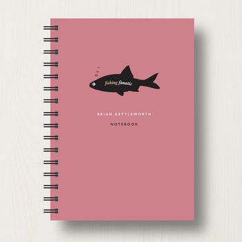 Personalised Fishing Lover's Journal Or Notebook, 7 of 10