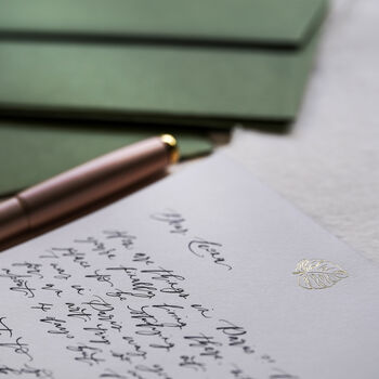 Botanical Luxury Gold Foiled Writing Set, 2 of 3