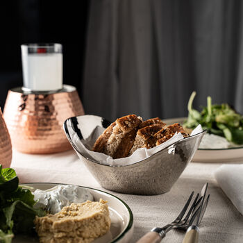 Solid Copper Bread Basket – 22 Cm, 3 of 7