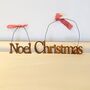 Rusty Christmas / Noel Hanging Tree Decoration, thumbnail 4 of 5