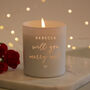 Personalised 'Will You Marry Me' Proposal Candle, thumbnail 1 of 8