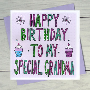 Personalised Grandma Birthday Book Card, 2 of 6
