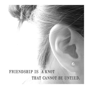Friendship Knot Earrings In Sterling Silver, 7 of 7