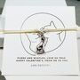 Cat Charm Valentine's Day Bracelet Gift, thumbnail 1 of 5