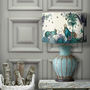 Tropical Lions Lampshade, Blue, thumbnail 9 of 10