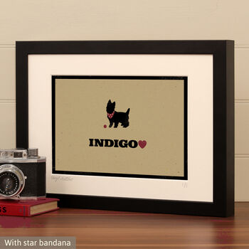 One Or Two West Highland Terriers Personalised Print, 7 of 12