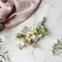 Pink, Blush And White Flower Hair Comb, thumbnail 6 of 7