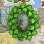 Brussels Sprouts Felt Wreath, thumbnail 1 of 3