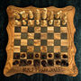 Customisable Chess Board Natural Effect, Wood, thumbnail 6 of 6