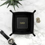 Personalised Dad's Luxury Black Valet Tray, thumbnail 5 of 12