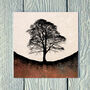 Autumn At Sycamore Gap Greetings Card, thumbnail 3 of 4