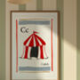 C Is For Circus Print, thumbnail 1 of 4