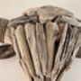 61cm Driftwood Bull Head With Horns Wooden Wall Decor, thumbnail 4 of 9