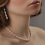 Swarovski Pearl Wedding Necklace, thumbnail 7 of 8