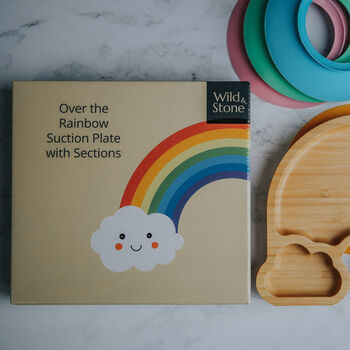Baby Bamboo Weaning Suction Section Plate, 3 of 12