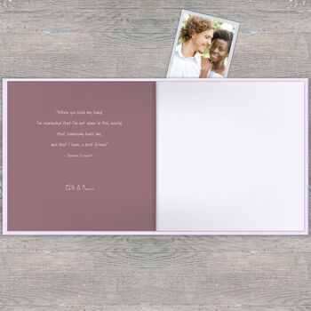 Personalised Mr And Mrs 'Just Married' Book, 8 of 12