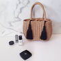 Boho Wicker Tassel Tote Summer Bag, thumbnail 10 of 12