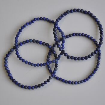 Dainty Lapis Lazuli Crystal Bracelet For Self Awareness And Peace, 5 of 6