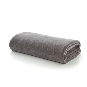 Snuggle Touch Supersoft Grey Fleece Cosy Throw, 2 of 2