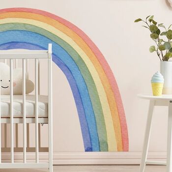 Colourful Rainbow Removable Wall Sticker, 9 of 12