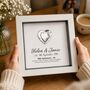 Personalised 10th Anniversary Gift Framed Tin Heart, thumbnail 1 of 12
