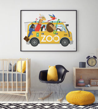 'Zoo Van Escape Print', 2 of 5