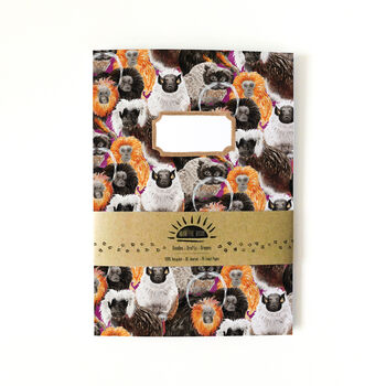 Troop Of Tamarins Print A5 Lined Journal, 4 of 8