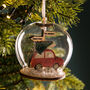 Travelling Home For Christmas Car Tree Bauble, thumbnail 1 of 3